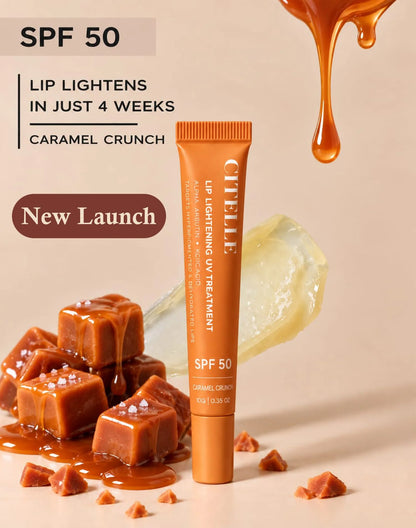 LIP LIGHTENING UV TREATMENT SPF 50 -  CARAMEL CRUNCH