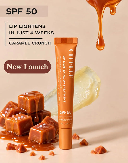LIP LIGHTENING UV TREATMENT SPF 50 -  CARAMEL CRUNCH